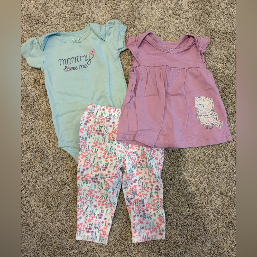 Carter's Baby Girl Springtime 3-Piece Set
